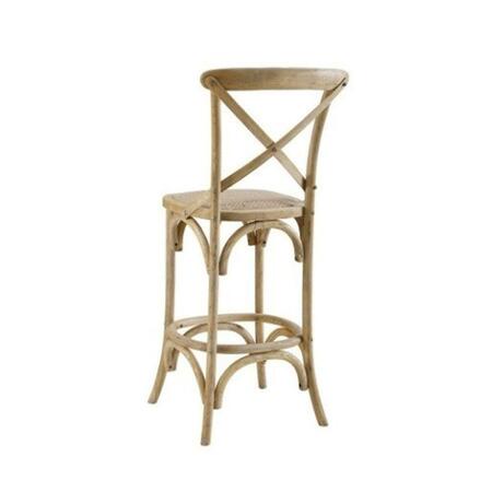 LINON HOME DECOR PRODUCTS Roxy Gray Wash Counter Stool CS031GRY01ASU